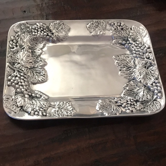 Gorgeous Vintage Grape Tray by Old Town Imports - Picture 2 of 11